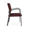 Lesro Newport Wide Guest Chair Metal Frame, Charcoal, RF Nebbiolo Upholstery NP1201 - alternate 3